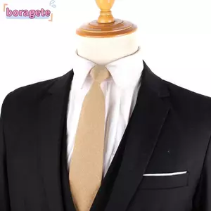 BORAGETE Siêu Nẹp 7cm Tie, Nam Nữ Đơn Giản Skinny Neck Tie, JK Tie Màu Trơn Học Sinh Cổ Cổ Cotton Người Lớn Dây Buộc Cổ