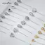 AqToCna Vàng 14K Mỹ Kim Mặt Dây Chuyền Bule Lỗ Cứng Kim Dài Bule Cho Bò Nostril Buộc Dự Án Trang Sức AqToCna