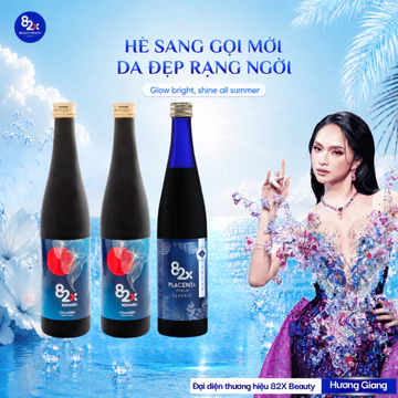 [Combo 3 Chai] Nước Uống Collagen 82X: 2 COLLAGEN KOHARU + 1 PLACENTA CLASSIC (500ml/Chai)