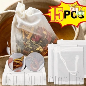 Túi lọc Nylon - để sử dụng ngoài trời tại nhà - Túi lọc có thể tái sử dụng có dây rút - Túi lọc vòi chống văng có thể giặt được - Túi trà lọc không rò rỉ / Giao hàng miễn phí
