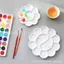 Nhà Máy Lô Hoa Mai Bảng 10 Lưới Giả Sứ Sắc Tố Ban Trắng Màu Nước Gouache Nghệ Thuật Tranh Bảng Màu Hộp Màu Sắc Phù Hợp Với Vật Dụng 3SFT