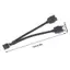 1 Nữ Đến 2 Nam Y Splitter HD Cáp Nối Dài 15cm Cho PC DIY FSI