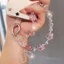 Ngôi Sao Điện Thoại Di Động Dây Chuyền Đính Hạt Nữ Dây Cổ Tay ins Siêu Đẹp Pha Lê Trong Suốt Mặt Dây Chuyền Nơ Trang Sức