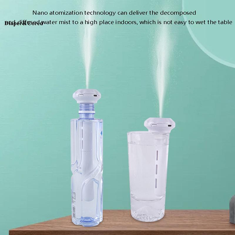 Máy tạo độ ẩm USB kim cương Mini DIAPER & CORED Bình nước khoáng di động cho ô tô Văn phòng tại nhà YTH