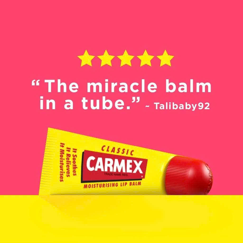 Son dưỡng môi Carmex Classic Moisturising Lip Balm Tube 10g