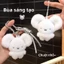 Sáng Tạo Dễ Thương Nhỏ Chuột Trắng Búp Bê Mặt Dây Chuyền Búp Bê Cô Gái Búp Bê Mặt Dây Chuyền Phù Hợp Với Mặt Dây Chuyền Nhỏ Bạn Gái Quà Tặng