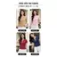 Áo phông nữ CARDINA chất liệu thun cotton tay cộc cổ V phối cúc nhiều màu 6ATC39