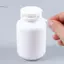1 Chai nhựa rỗng 130 / 150ml Chai nạp lại viên Vitamin có vòng kéo xé nắp hộp đựng thuốc