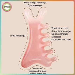 SAFENH 2 Chiếc Răng Rộng Kinh Tuyến Massageb Chống Tĩnh Điện Trị Liệu Châm Cứu Bàn Chải Tóc VN