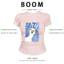 BOOM Áo Baby Tee Nữ Cotton Ôm Body-Áo Thun Ngắn Tay Y2K In Hình PhongCách Mùa Hè, Cổ Tròn Hàng Đầucách hàn quốc phong275