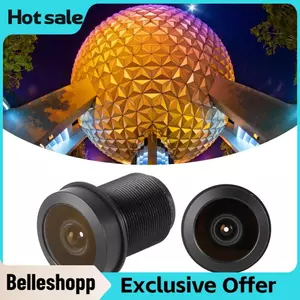 Belleshopp Belleshopp Giao diện chủ đề tiêu chuẩn Ống kính mắt cá 180° 1.44mm 1/2.5 Góc rộng 5MP HD cho Camera giám sát CCTV