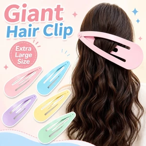 2 Chiếc Quá Khổ Tóc Phẳng Barrette Cực Lớn Kẹp Tóc Dài Chụp Kẹp Thiết Kế Dành Cho Nữ Phụ Kiện Tóc Sử Dụng