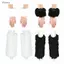 Woke Nữ Lông Thú Giả Chân Ấm Cổ Tay Còng Boot Có Lông Boot Cuff Dây Đeo Cổ Tay