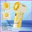 Quạt cầm tay di động Thiết kế cơ khí Quạt gió mạnh với tốc độ có thể điều chỉnh Quạt di động tốc độ cao cho du lịch lyuvn