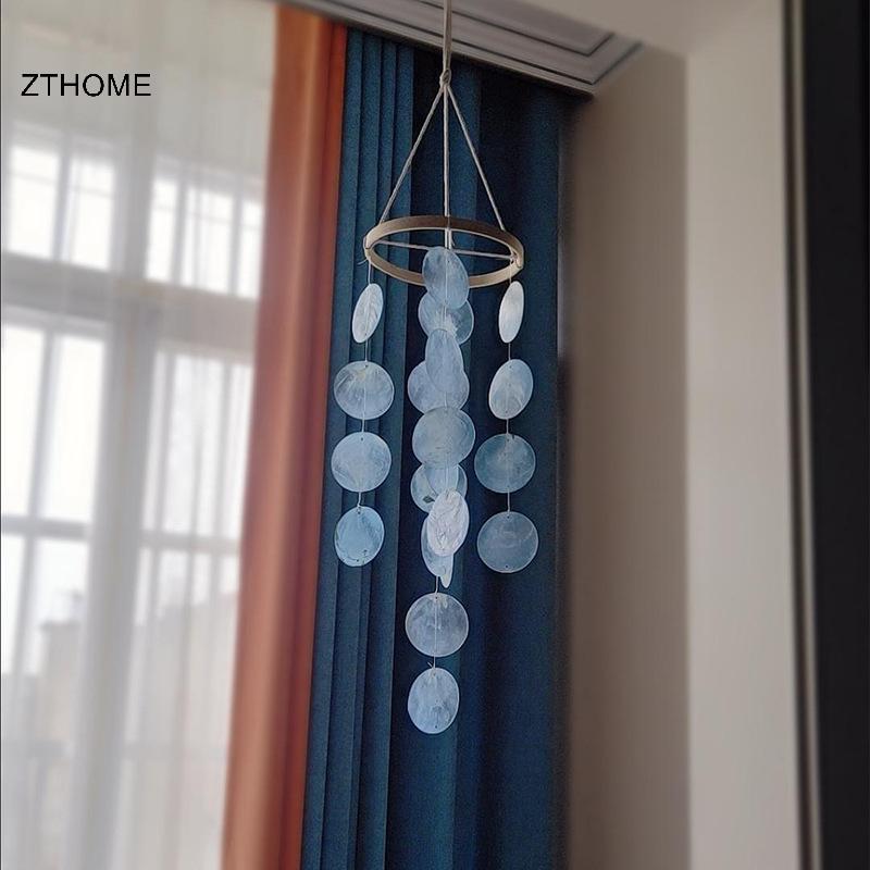 ZTHOME Bohemian Treo Mặt Trăng Chuông Gió Với Chi Tiết Âm Thanh Làm Dịu Cho Phòng Ngủ Trang Trí Phòng Khách HOT