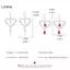 LUImo 1 Đôi Bông Tai Thiết Kế Trái Tim Gai Phong Cách Gothic Retro, Bông Tai Hình Trái Tim Có Gai, Bông Tai Trung Lập Quà Tặng Tiệc Ngày Lễ SBS