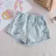 Bé gái Trẻ em (90-150) Quần short Denim mùa hè Phong cách mới Thời trang Nơ Quần thường ngày phù hợp