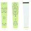 FANSIN 1 Cặp Vỏ Tay Làm Mát, In Paisley Với Tay Cầm Dải Silicon Chống Trơn Trượt, Băng Lụa Co Giãn Cánh Tay Bảo Vệ Câu Cá
