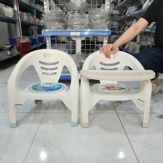 Ghế bành ăn trẻ em nhựa VIỆT NHẬT - Đệm ngồi có còi, tập bé ngồi ăn dặm - 1828