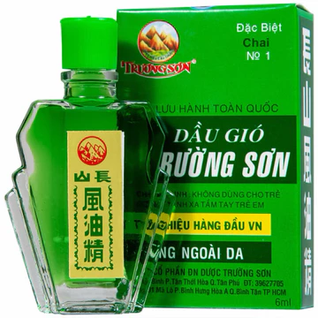 [CHÍNH HÃNG] Dầu Gió Trường Sơn 6ml - Dầu Gió Xanh, Giảm Đau, Chóng Mặt, Nhức Đầu, Đau Mỏi Vai Gáy Lạnh Bụng