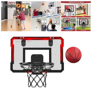 Qua Cửa Mini Bóng Rổ Hoop Backboard Bộ Bóng Rổ Trẻ Em Phòng PVC Giỏ Treo Tường Trong Nhà