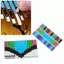 Guansfs 2 loại nhãn dán thang âm Kalimba đầy màu sắc cho ngón tay cái đàn piano phím nhạc trang trí cho người mới bắt đầu (đàn piano phổ thông 17 giai điệu)
