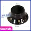 Guansfs LiebeWH 4 Núm đàn guitar điện Bộ núm điều khiển hình dạng đĩa bay cho EPI được làm bằng PMMA thiết kế thời trang các bộ phận thay thế tuyệt vời (Đen)