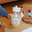 Sinh Viên Hoạt Hình Cốc Nước Uống Đôi Giá Trị Cao Dễ Thương Di Động Cốc Rơm Bé Gái Ngoài Trời Mùa Hè Di Động Cốc Nhựa AIVP
