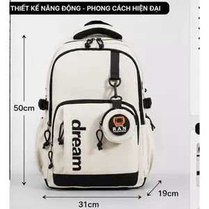 Balo học sinh Dream 9228 cao cấp - Thiết kế hiện đại, dung tích rộng rãi, chống nước bền bỉ.