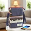 Phong Cách Dân Tộc Messenger Túi Điện Thoại Di Động Vải Cotton 5 Lớp Dung Tích Lớn Bé Gái Di Động Túi Nhỏ Màn Hình Lớn