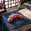 Phong Cách Cổ Hoa Lụa Chín Lỗ Lược Tóc Kẹp Tóc Nhẹ Updo Tạo Kiểu Trang Trí Cho Lễ Hội Hanfu Chụp Ảnh