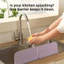 THEGIRL8B Silicone Sink Splash Guard, Bảng chặn nước đế cốc hút có thể gập lại, Dễ dàng làm sạch không gian chống nước Tiết kiệm không gian Chống nước Gấp chặn nước Sử dụng nhà bếp