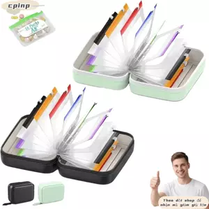 CPINCP 7 / 14 CÁI Hộp đựng thuốc hàng tuần, Hộp đựng thuốc không chứa BPA chống thấm nước, Thiết kế dây kéo di động Bộ túi đựng thuốc mã hóa màu có thể tái sử dụng Sử dụng hàng ngày