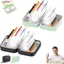 CPINCP 7 / 14 CÁI Hộp đựng thuốc hàng tuần, Hộp đựng thuốc không chứa BPA chống thấm nước, Thiết kế dây kéo di động Bộ túi đựng thuốc mã hóa màu có thể tái sử dụng Sử dụng hàng ngày