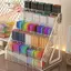 Giá đỡ bút EDIWANY, Giá bút 3 / 4 / 5 lớp, Đồ dùng lưu trữ văn phòng phẩm đa năng Acrylic đa năng Văn phòng phẩm tại nhà