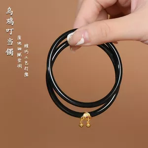 Gà Đen Jingle Vòng Tay Một Bước Một Nhẫn Bạn Gái Không Phai Màu Vòng Tay Cổ Trắng Phong Cách Đơn Giản Quà Tặng Trang Sức 6.23