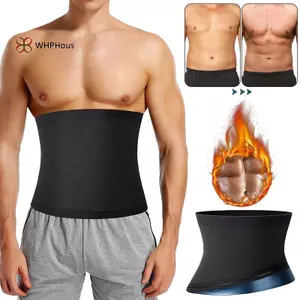 < WHPHous-t > Nam Giảm Bụng Xông Hơi Body Shaper Tập Thể Dục Mồ Hôi Tông Đơ Thắt Lưng Huấn Luyện Bụng Giảm Béo Định Hình Eo Huấn Luyện Corset Đẹp