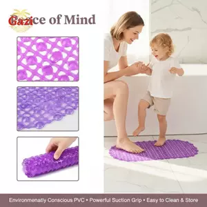 Thảm chống trượt trong phòng tắm Thảm hút Massage PVC cho vòi hoa sen và bồn tắm Thảm chống trượt cho khu vực ẩm ướt gia đình [VN]
