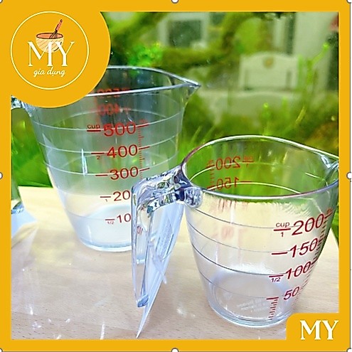 Ca đong định lượng chia vạch 200ml,500ml YOKO INOCHI tiện dụng dùng pha sữa cho bé