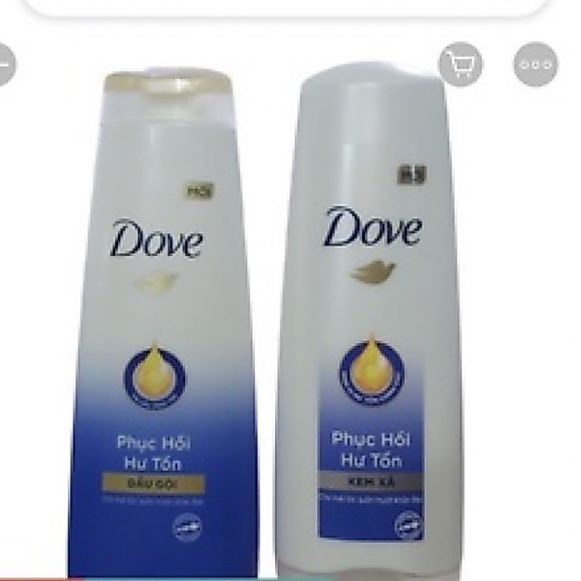 Dầu gội / kem xả Dove phục hồi hư tổn 180gr/320g