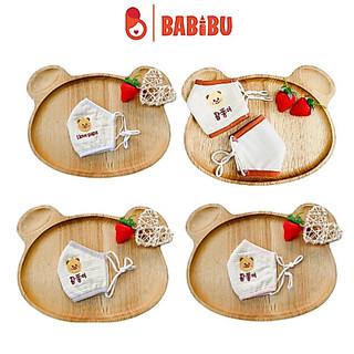 Khẩu trang xô muslin, khẩu trang dễ thương cho bé từ 0 - 3 tuổi