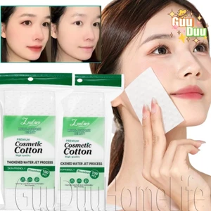 Miếng bông tẩy trang hình thoi - Bông tẩy trang dùng một lần - Cotton nén dày - Dụng cụ làm sạch chăm sóc - Miếng bông nén ướt / Giao hàng miễn phí