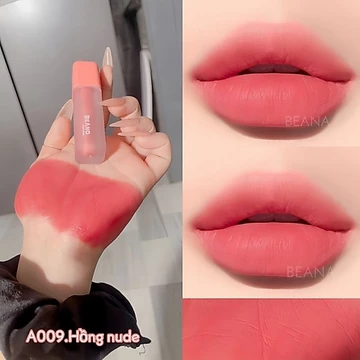 Son BeAna son hồng nude, son màu hồng son tone hồng, son hồng cam nude son hồng đào, son beana chính hãng mềm môi