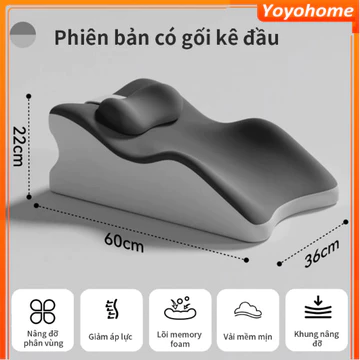 [🚚 Free shipping]Gối Memory Foam đa năng - Giảm đau vai gáy, ngủ ngon & đọc sách, thiết kế công thái