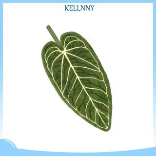 Kellnny Hình Lá Nhiệt Đới Mềm Lông Cừu Khăn Tay Siêu Thấm Hút Nhanh Khô Treo Khăn Cho Nhà Bếp Phòng Tắm Essentia