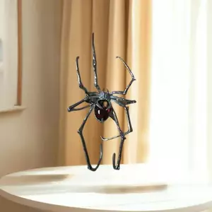 AqToCna Gothic Dark Spider Bò Thời Trang Tòn Ten Stud Xuyên Xương Tai Kẹp Cho Unisex Halloween Phụ Kiện Tiệc AqToCna