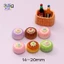 Bánh Dâu DIY Đồ Chơi Thực Phẩm Mô Phỏng - Keo Kem Bánh Mì Vui Nhộn Cho Trẻ Em Quà Tặng