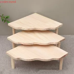 COSCOVED Hamster Platform, Gỗ Vui Nhộn Thú Cưng Nhỏ Chơi Đứng, Đồ Chơi Chuột Hình Quạt Bàn Nhảy Ban Sân Chơi Hamster Leo Núi Đồ Chơi Phụ Kiện Lồng