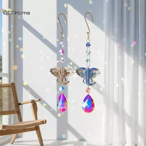 GCDHome Trang Trí Nhà Suncatcher Với Kính Pha Lê Và Kim Cương Giả HOT