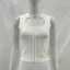 Áo Tank Cutout PYCOU, Áo Tank không tay Y2K, Áo sơ mi không tay có khóa phía trước cổ điển đa năng Dạo phố Áo sơ mi không tay dành cho nữ